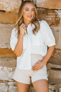 EBBY & I_Crop Shorts Button Fly _ _ Ebony Boutique NZ