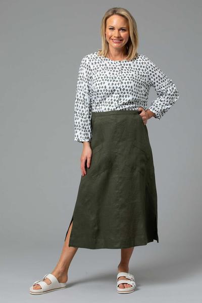 Linen 2024 skirt nz