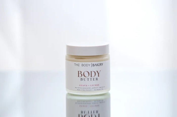 THE BODY BAKERY_GUAVA AND LYCHEE BODY BUTTER _ GUAVA AND LYCHEE BODY BUTTER _ Ebony Boutique NZ