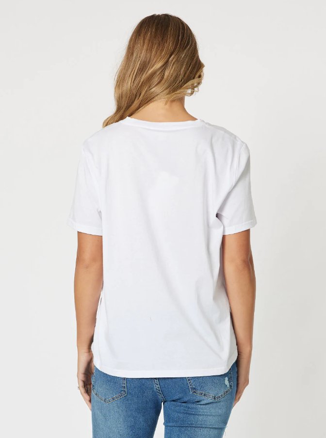 THREADZ_AMOUR COTTON T-SHIRT _ AMOUR COTTON T-SHIRT _ Ebony Boutique NZ