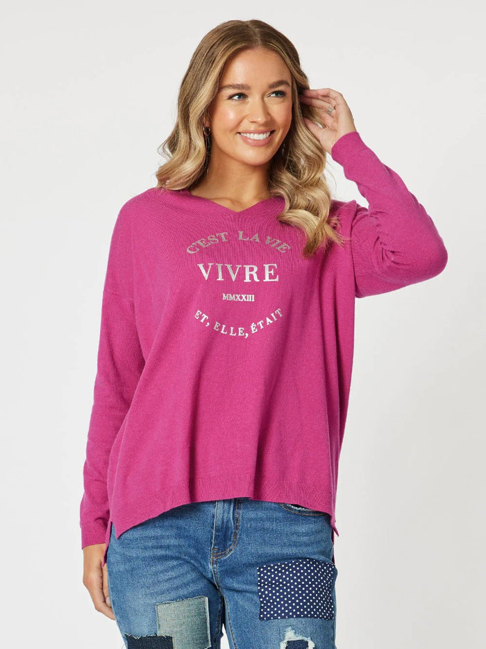 THREADZ_CEST LA VIE SWEAT _ CEST LA VIE SWEAT _ Ebony Boutique NZ