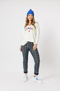 THREADZ_THREADZ REVERSIBLE JEAN NAVY _ _ Ebony Boutique NZ
