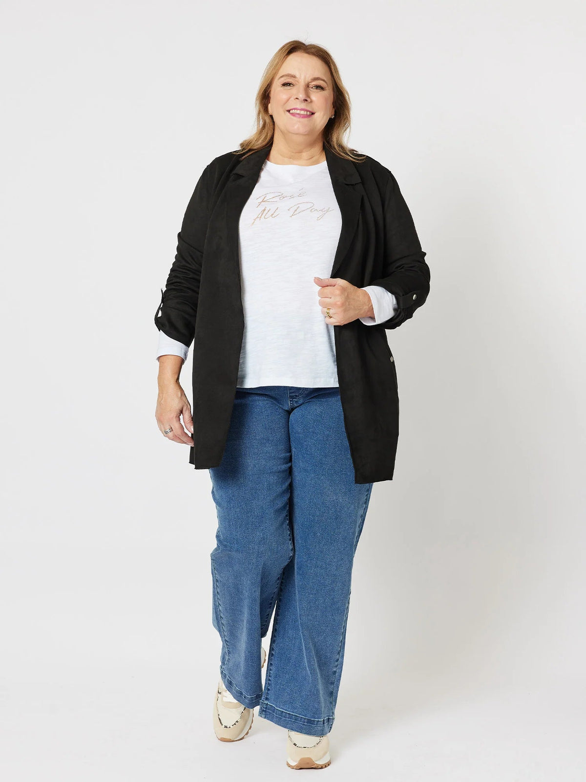 THREADZ_ROSE ALL DAY LONG SLEEVE T-SHIRT _ ROSE ALL DAY LONG SLEEVE T-SHIRT _ Ebony Boutique NZ