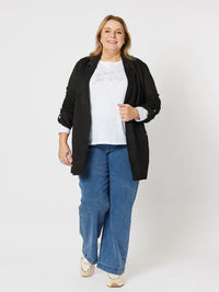 THREADZ_ROSE ALL DAY LONG SLEEVE T-SHIRT _ ROSE ALL DAY LONG SLEEVE T-SHIRT _ Ebony Boutique NZ