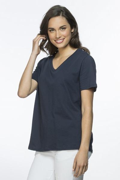 THREADZ_THREADZ VEE NECK TEE _ _ Ebony Boutique NZ