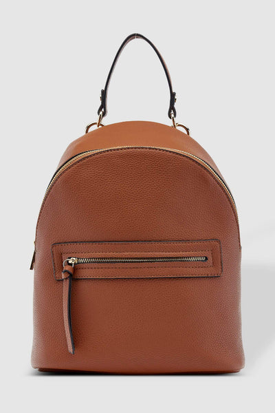 LOUENHIDE_VIOLET BACKPACK TAN _ _ Ebony Boutique NZ