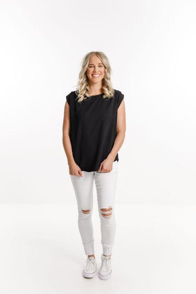 HOME-LEE_WEEKENDER JEANS WHITE WITH RIPS _ _ Ebony Boutique NZ