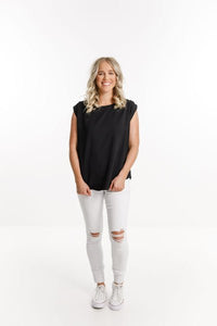 HOME-LEE_WEEKENDER JEANS WHITE WITH RIPS _ _ Ebony Boutique NZ