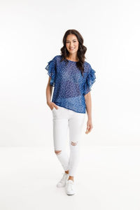 HOME-LEE_WEEKENDER JEANS WHITE WITH RIPS _ _ Ebony Boutique NZ