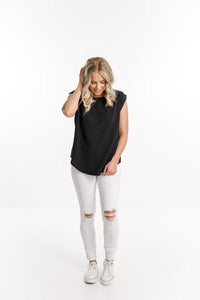 HOME-LEE_WEEKENDER JEANS WHITE WITH RIPS _ _ Ebony Boutique NZ
