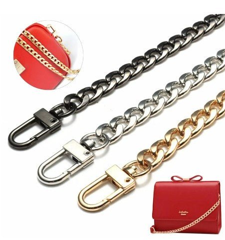 Gold chain bag online strap uk