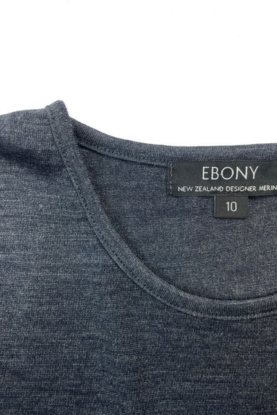 EBONY_WOMENS 100% MERINO (210) LONG SLEEVE CREW TOP ORION _ _ Ebony Boutique NZ