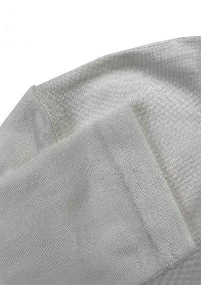 EBONY_WOMENS 100% MERINO (210) LONG SLEEVE CREW TOP IVORY _ _ Ebony Boutique NZ