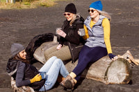 EBONY_WOMENS 100% MERINO (210) LONG SLEEVE CREW TOP GOLD _ _ Ebony Boutique NZ