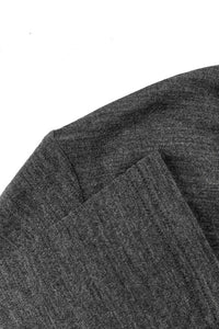 EBONY_WOMENS 100% MERINO (210) LONG SLEEVE SATIN CREW TOP CHARCOAL _ _ Ebony Boutique NZ