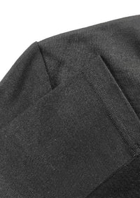 EBONY_WOMENS 100% MERINO (210) LONG SLEEVE SATIN CREW TOP BLACK _ _ Ebony Boutique NZ