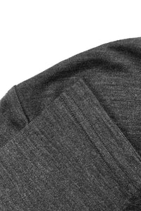 EBONY_WOMENS 100% MERINO (210) LONG SLEEVE V NECK TOP CHARCOAL _ _ Ebony Boutique NZ