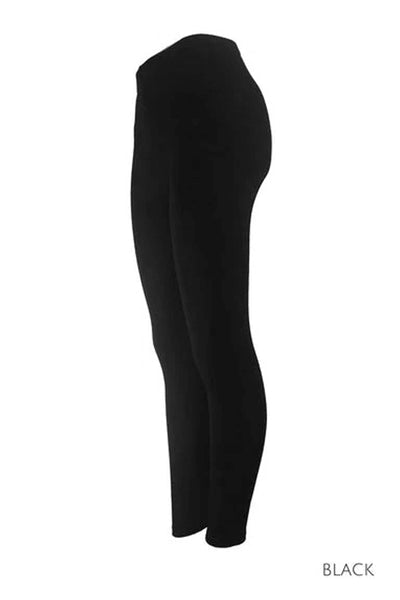 EBONY_WOMEN'S 100% MERINO WOOL (210) LEGGINGS BLACK _ _ Ebony Boutique NZ