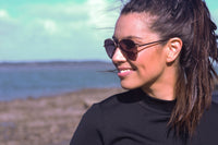 EBONY_WOMEN'S 100% MERINO WOOL (210) LONG SLEEVE TURTLE NECK JUMPER BLACK _ _ Ebony Boutique NZ