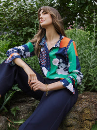 YARRA TRAIL_COLLAGE PRINT SHIRT _ COLLAGE PRINT SHIRT _ Ebony Boutique NZ