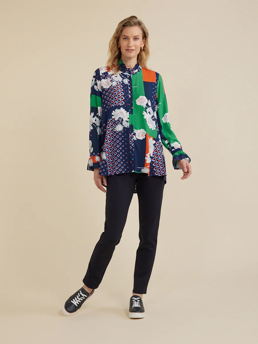 YARRA TRAIL_COLLAGE PRINT SHIRT _ COLLAGE PRINT SHIRT _ Ebony Boutique NZ