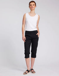 YARRA TRAIL_PANELLED CAPRI _ PANELLED CAPRI _ Ebony Boutique NZ