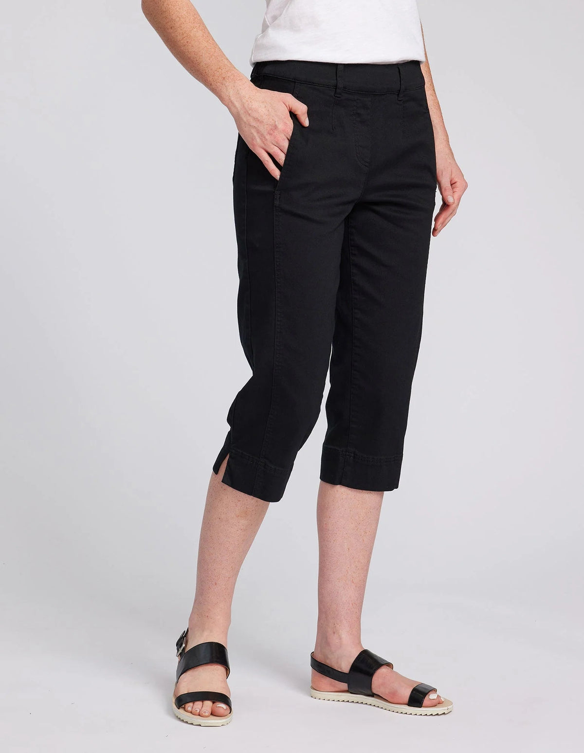 YARRA TRAIL_PANELLED CAPRI _ PANELLED CAPRI _ Ebony Boutique NZ