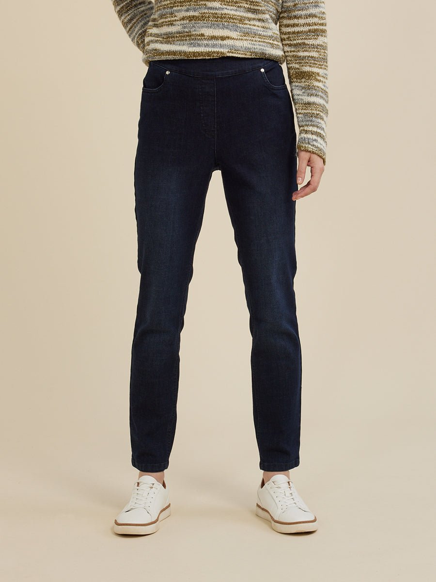 YARRA TRAIL_PULL ON DARK WASH JEAN _ PULL ON DARK WASH JEAN _ Ebony Boutique NZ