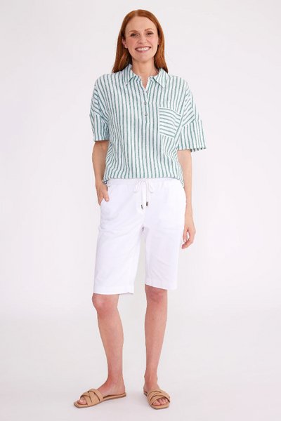 YARRA TRAIL_RELAXED SHORT WHITE _ RELAXED SHORT WHITE _ Ebony Boutique NZ