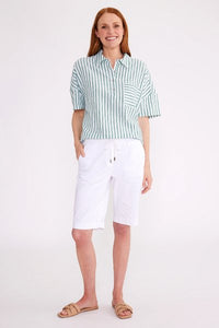 YARRA TRAIL_RELAXED SHORT WHITE _ RELAXED SHORT WHITE _ Ebony Boutique NZ