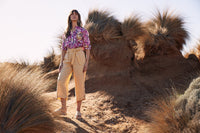 YARRA TRAIL_ROSE PETAL PRINT SHIRT _ ROSE PETAL PRINT SHIRT _ Ebony Boutique NZ