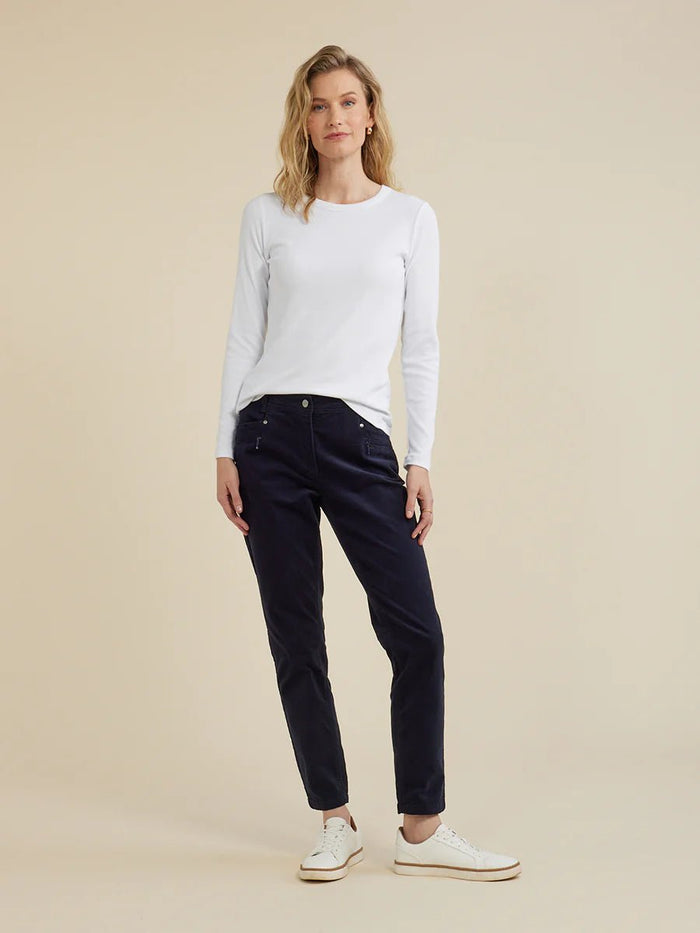 YARRA TRAIL_SLIMLINE CORD PANT _ SLIMLINE CORD PANT _ Ebony Boutique NZ