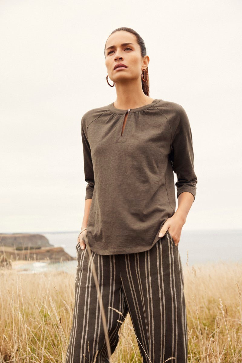 YARRA TRAIL_STRIPE PANT _ STRIPE PANT _ Ebony Boutique NZ