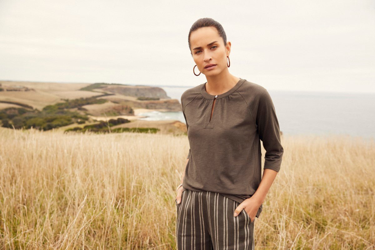 YARRA TRAIL_STRIPE PANT _ STRIPE PANT _ Ebony Boutique NZ