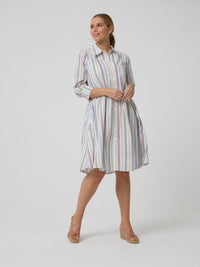 YARRA TRAIL_STRIPE SHIRT DRESS _ STRIPE SHIRT DRESS _ Ebony Boutique NZ