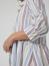 YARRA TRAIL_STRIPE SHIRT DRESS _ STRIPE SHIRT DRESS _ Ebony Boutique NZ