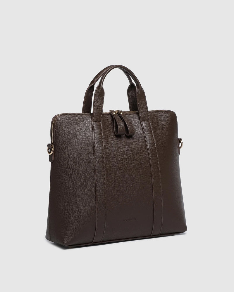 RHODES LAPTOP BAG CHOCOLATE