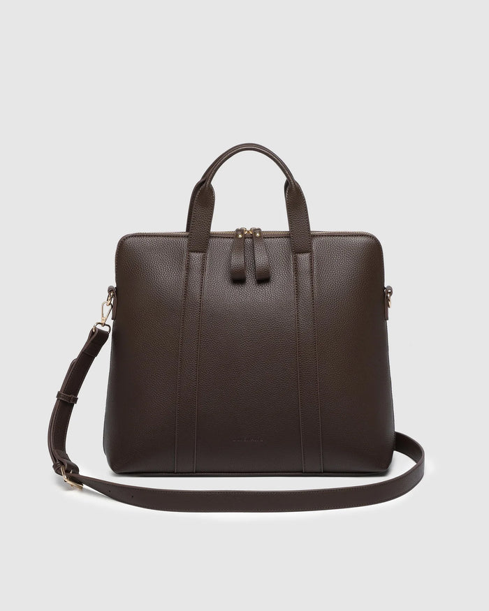 RHODES LAPTOP BAG CHOCOLATE