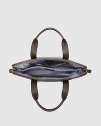 RHODES LAPTOP BAG CHOCOLATE