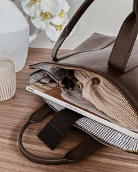 RHODES LAPTOP BAG CHOCOLATE