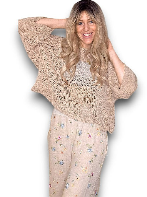 BOAT NECK KNIT MOCHA