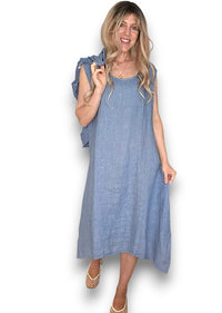 AMALFI TWO PIECE DRESS PETROL