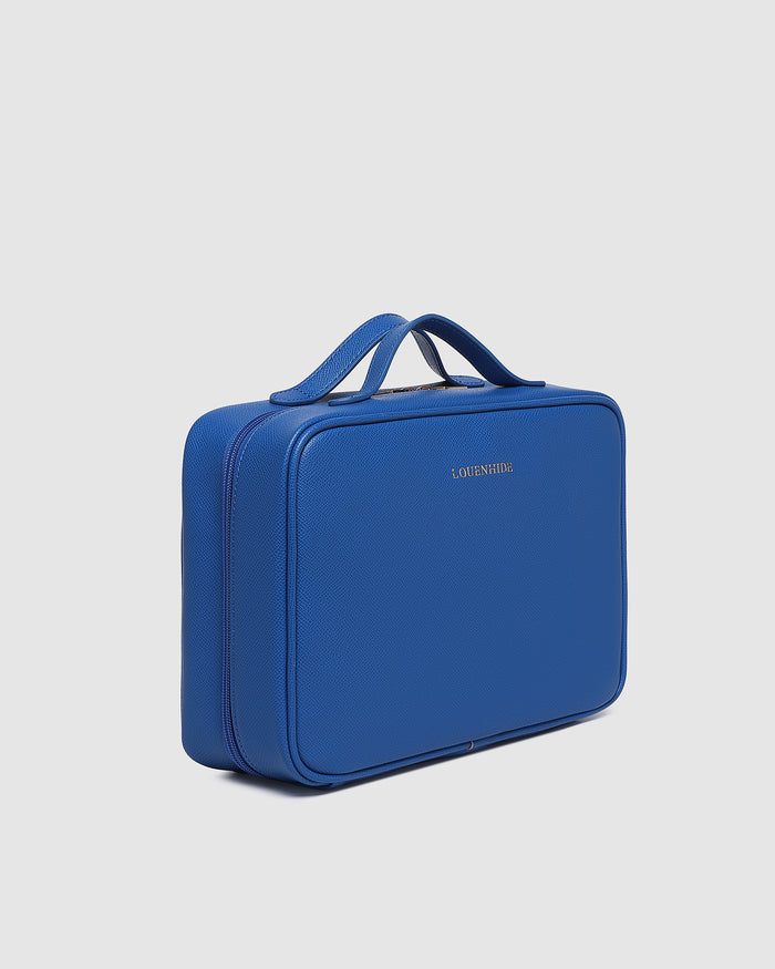 GEORGIE COSMETIC CASE OCEAN BLUE