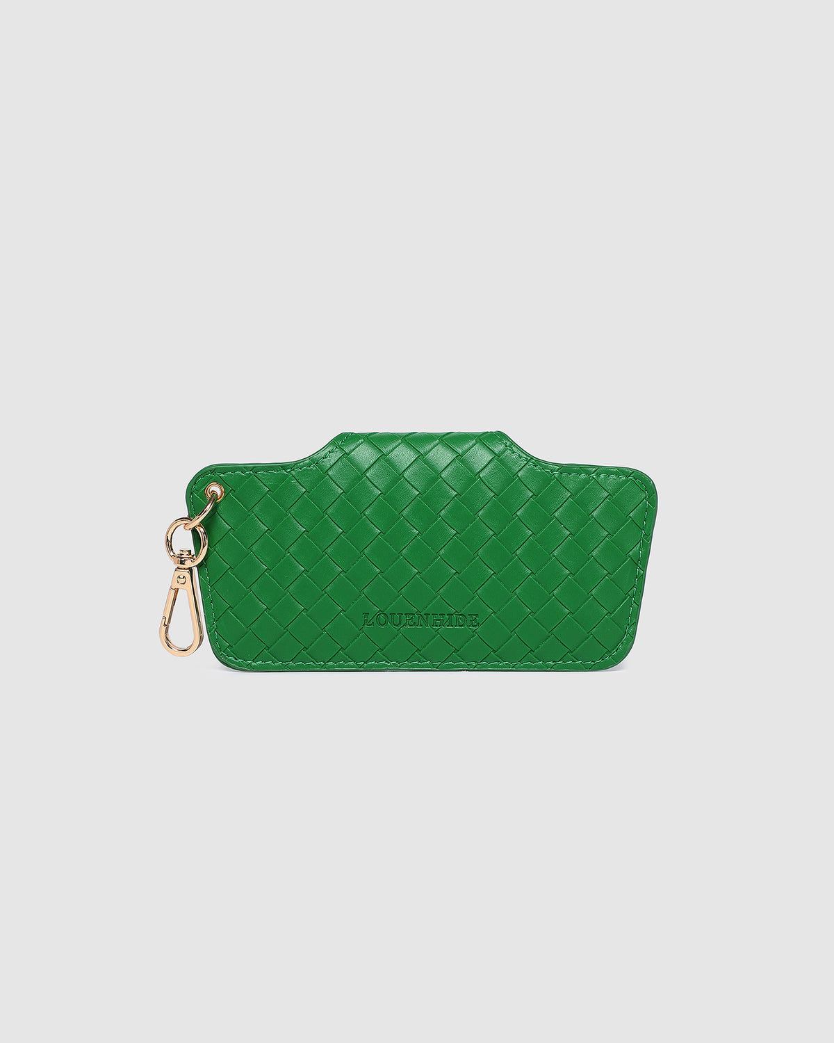 SKITTLE SUNGLASS CASE WOVEN GREEN