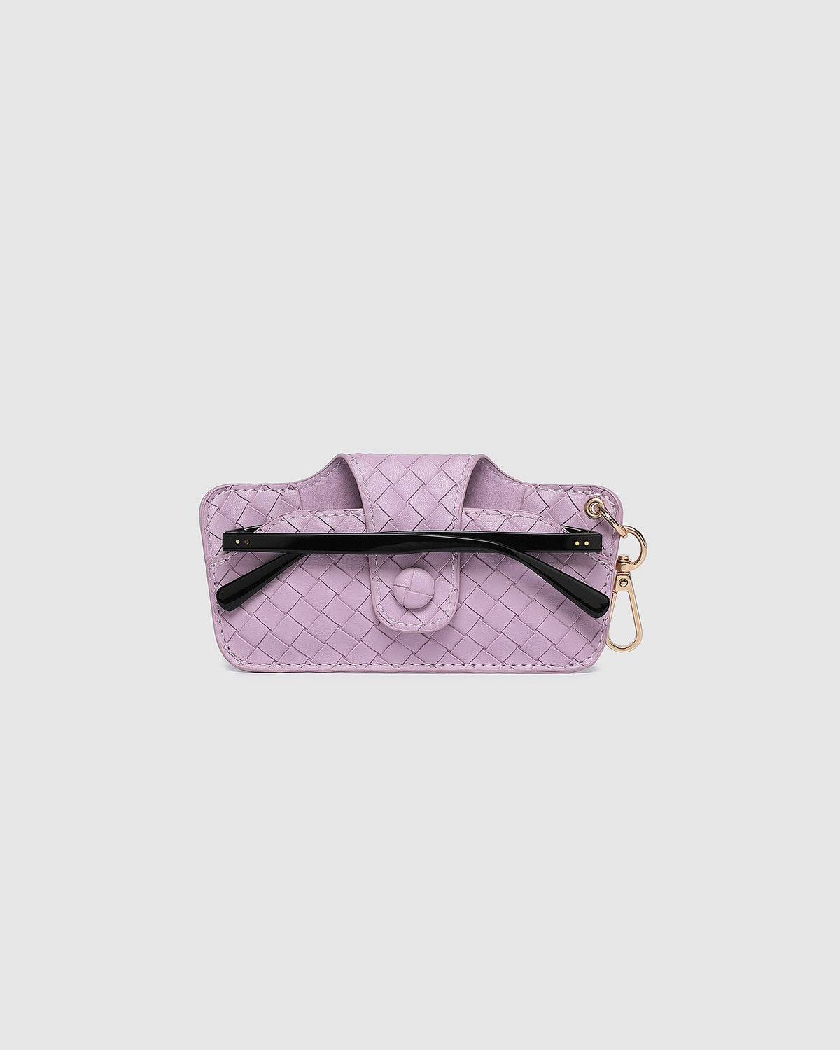 SKITTLE SUNGLASS CASE WOVEN LILAC