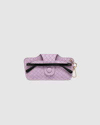 SKITTLE SUNGLASS CASE WOVEN LILAC