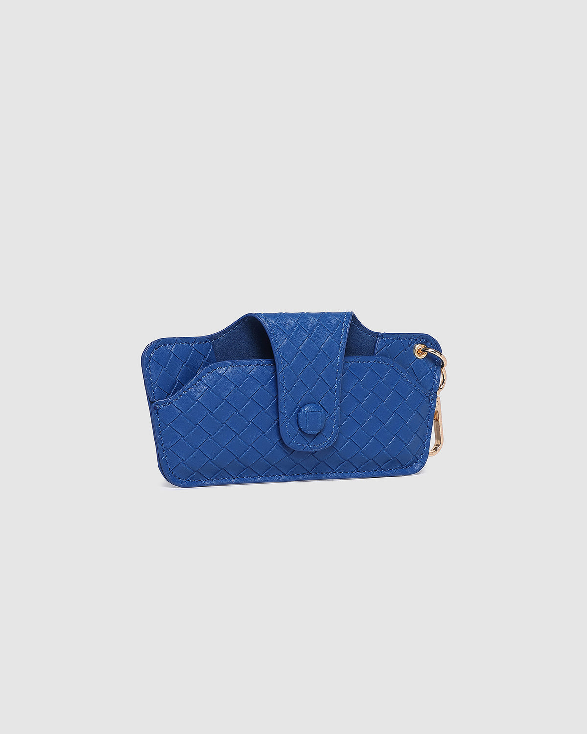 SKITTLE SUNGLASS CASE WOVEN OCEAN BLUE