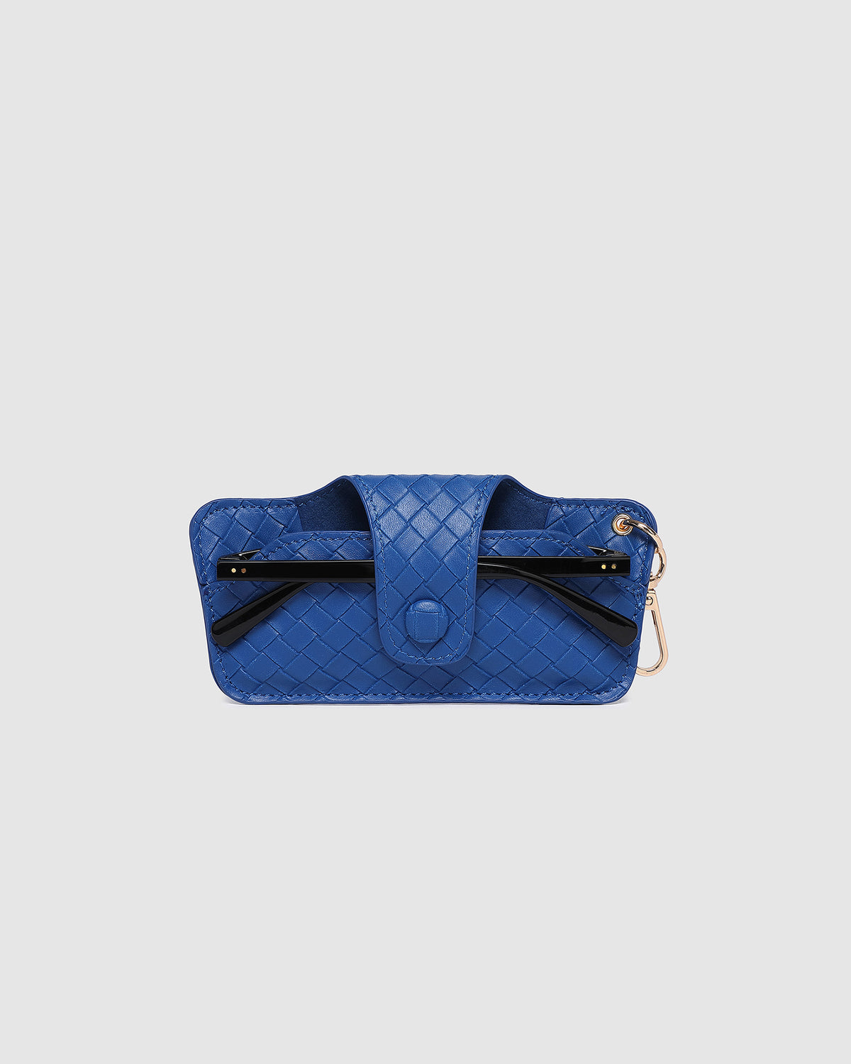 SKITTLE SUNGLASS CASE WOVEN OCEAN BLUE