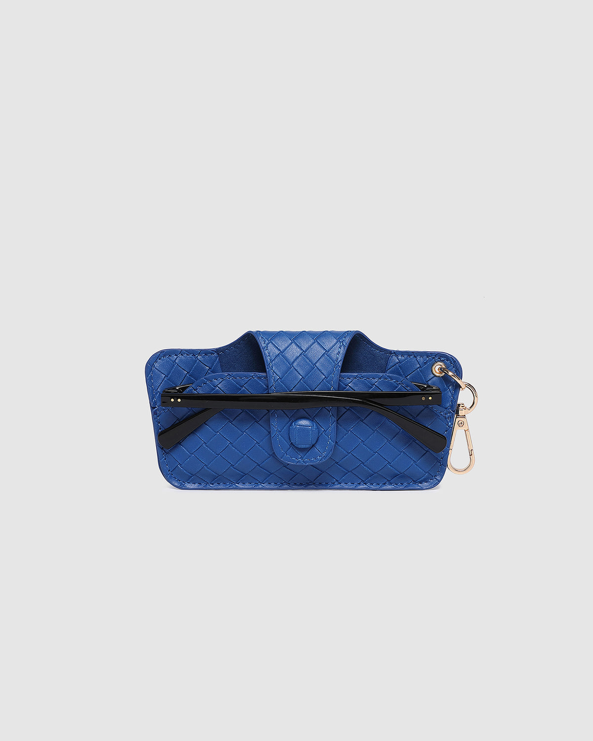 SKITTLE SUNGLASS CASE WOVEN OCEAN BLUE