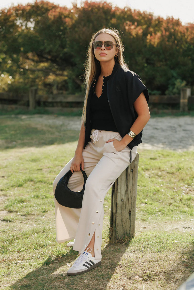 DOME SIDE PANTS IVORY